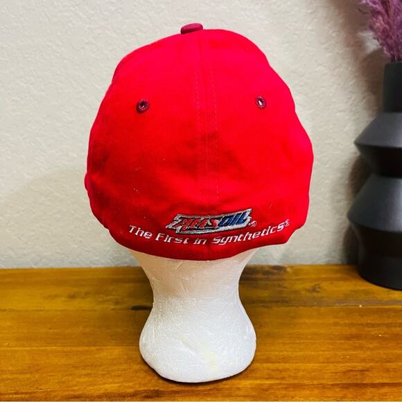 Amsoil racing nascar hat red cap one size fit all - Picture 4 of 8